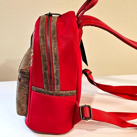 Loungefly Game of Thrones House Lannister Mini Backpack Red Gold main image 2